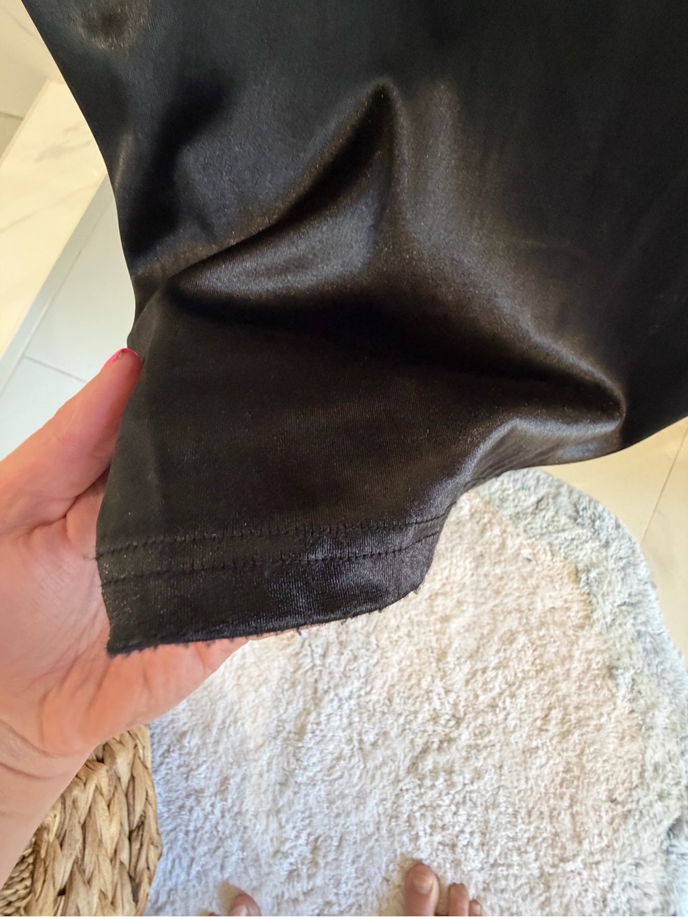 Lulus Sultry Sophistication Black Satin Backless Maxi Dress Size Large - Picture 9 of 12